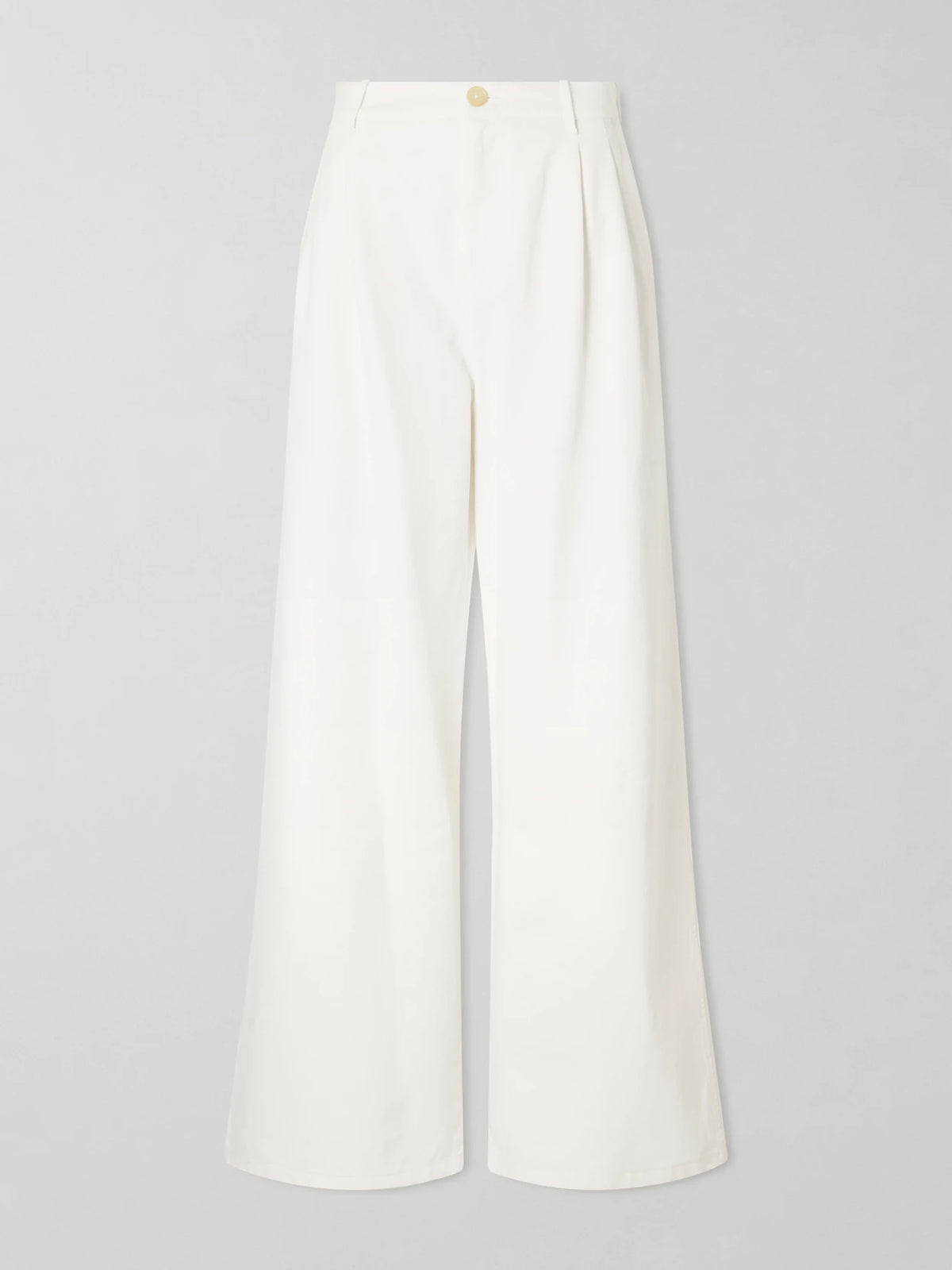 Jil Sander Pleated Cotton-twill Wide-leg Pants