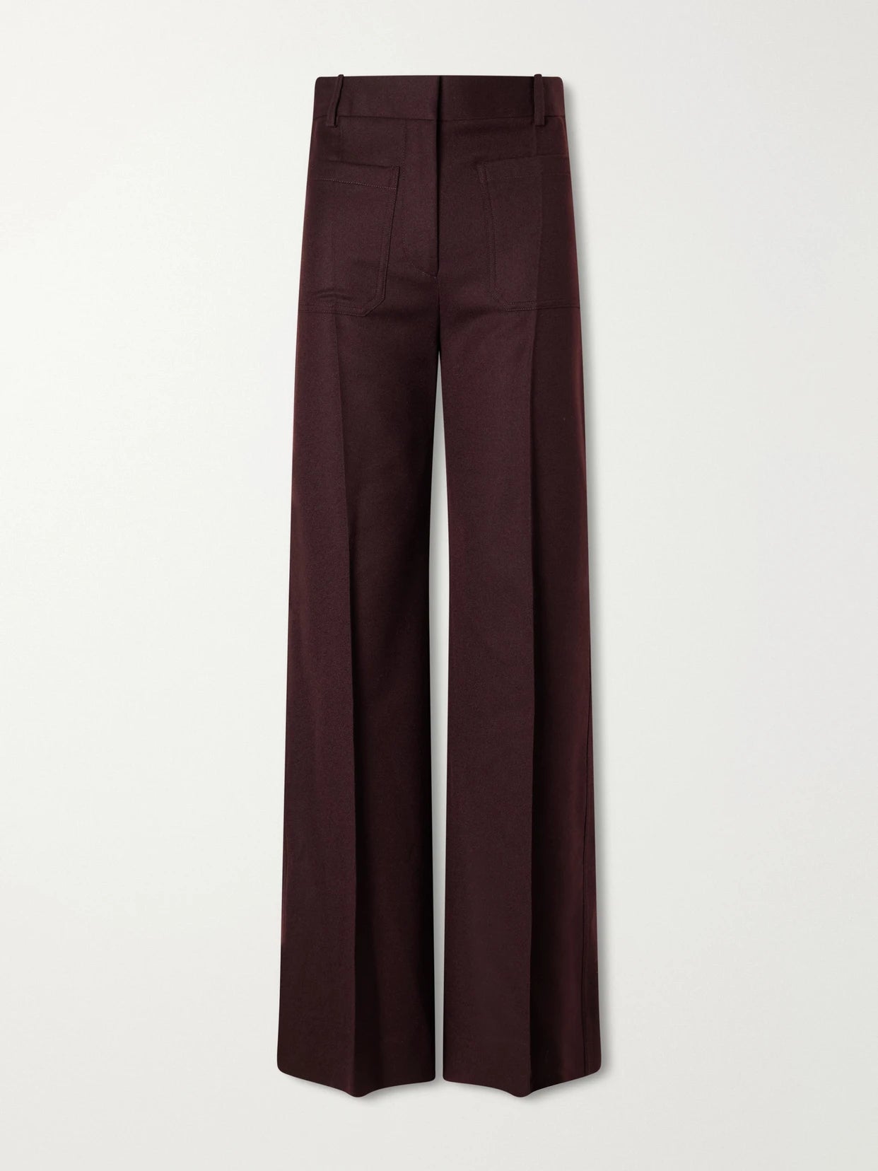 Alina Wool High-rise Straight-leg Pants