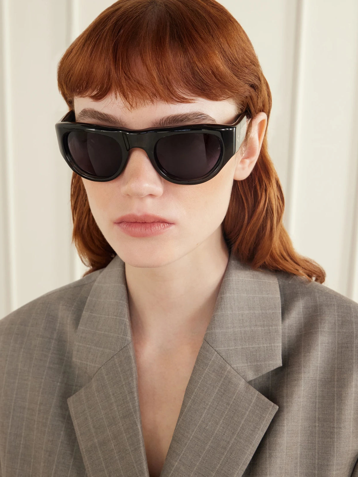 Image of Sunglasses. Product name - Clyde Aviator-style Acetate Sunglasses in Black, Tortoiseshell colour by brand - Jacques Marie Mage