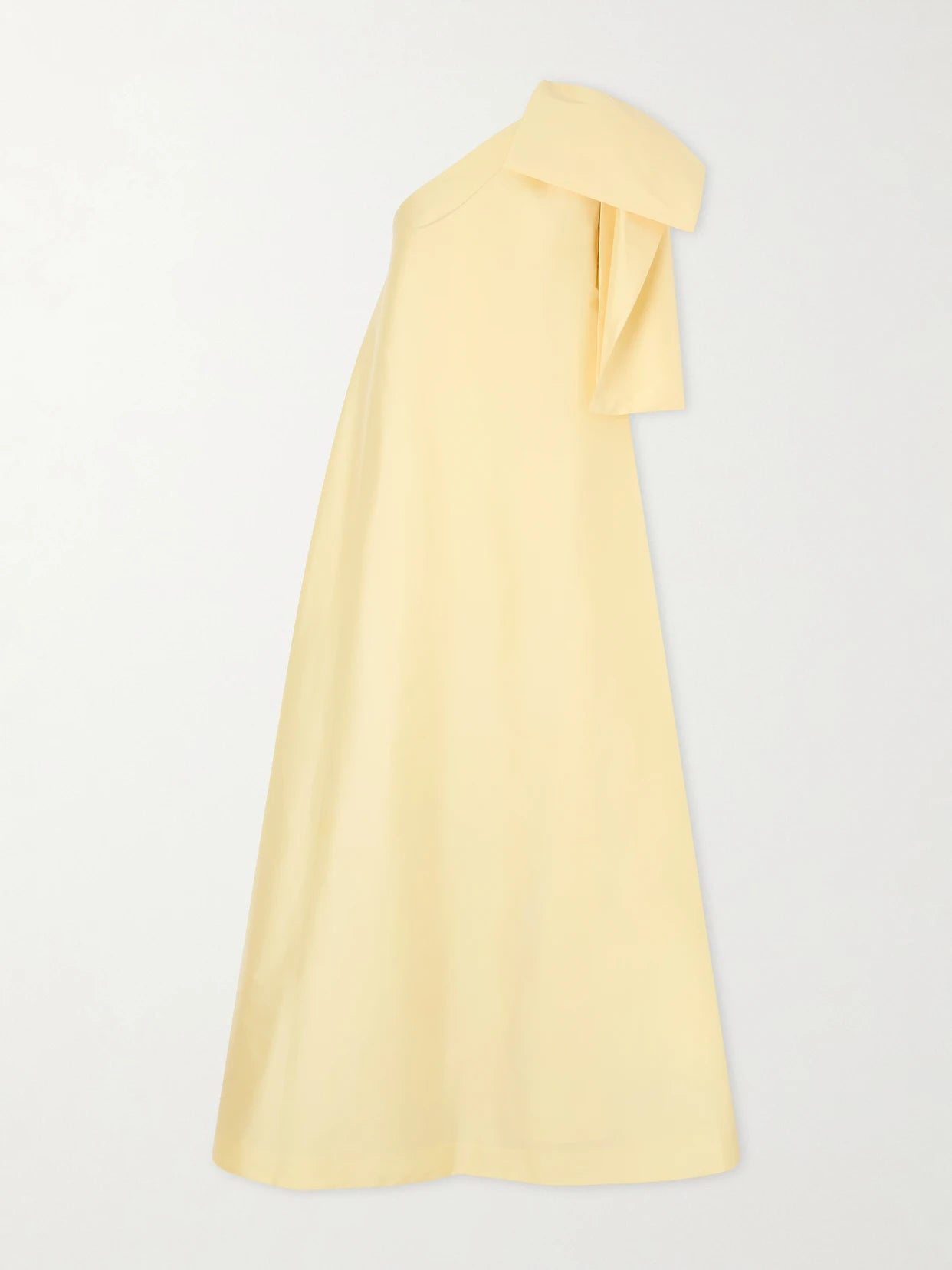Winnette One-shoulder Crepe Gown