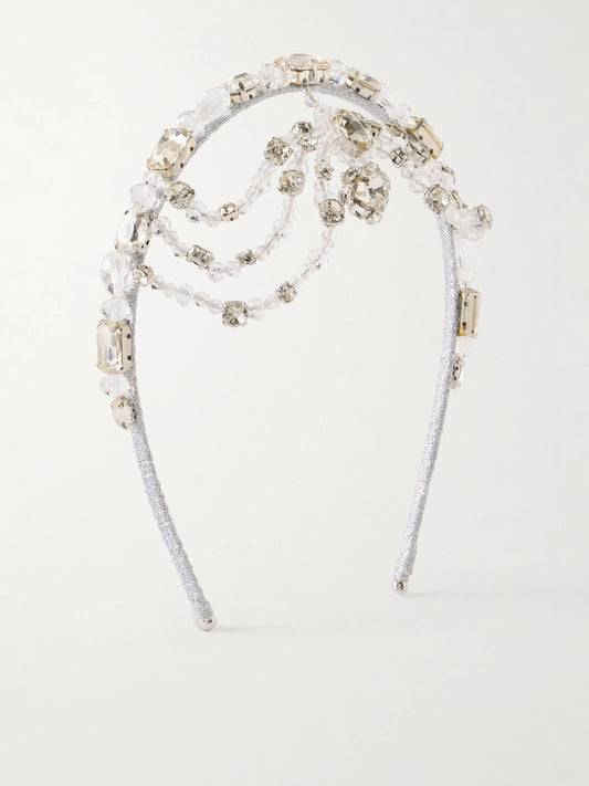 Jennifer Behr Ameerha Crystal-embellished Headpiece