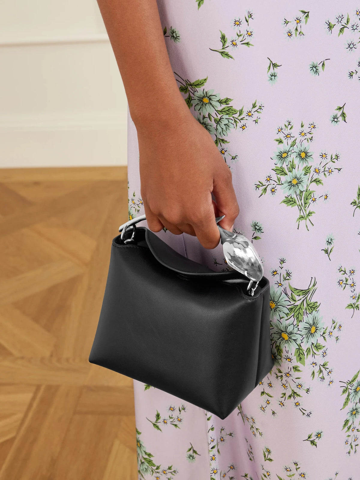 Bloom Mini Leather Clutch