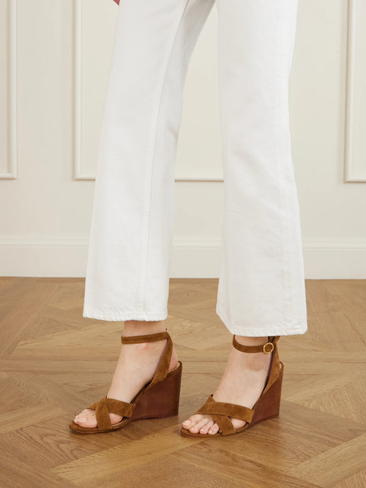 85 Suede Wedge Sandals