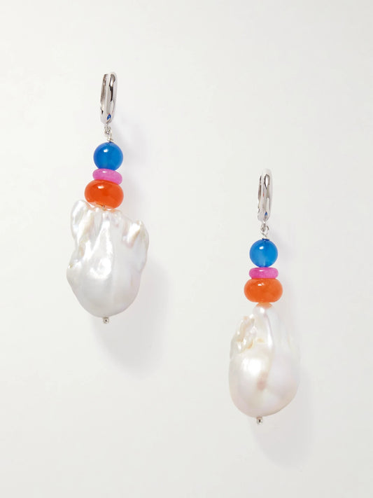 Turkish Delight Silver Multi-stone Earrings