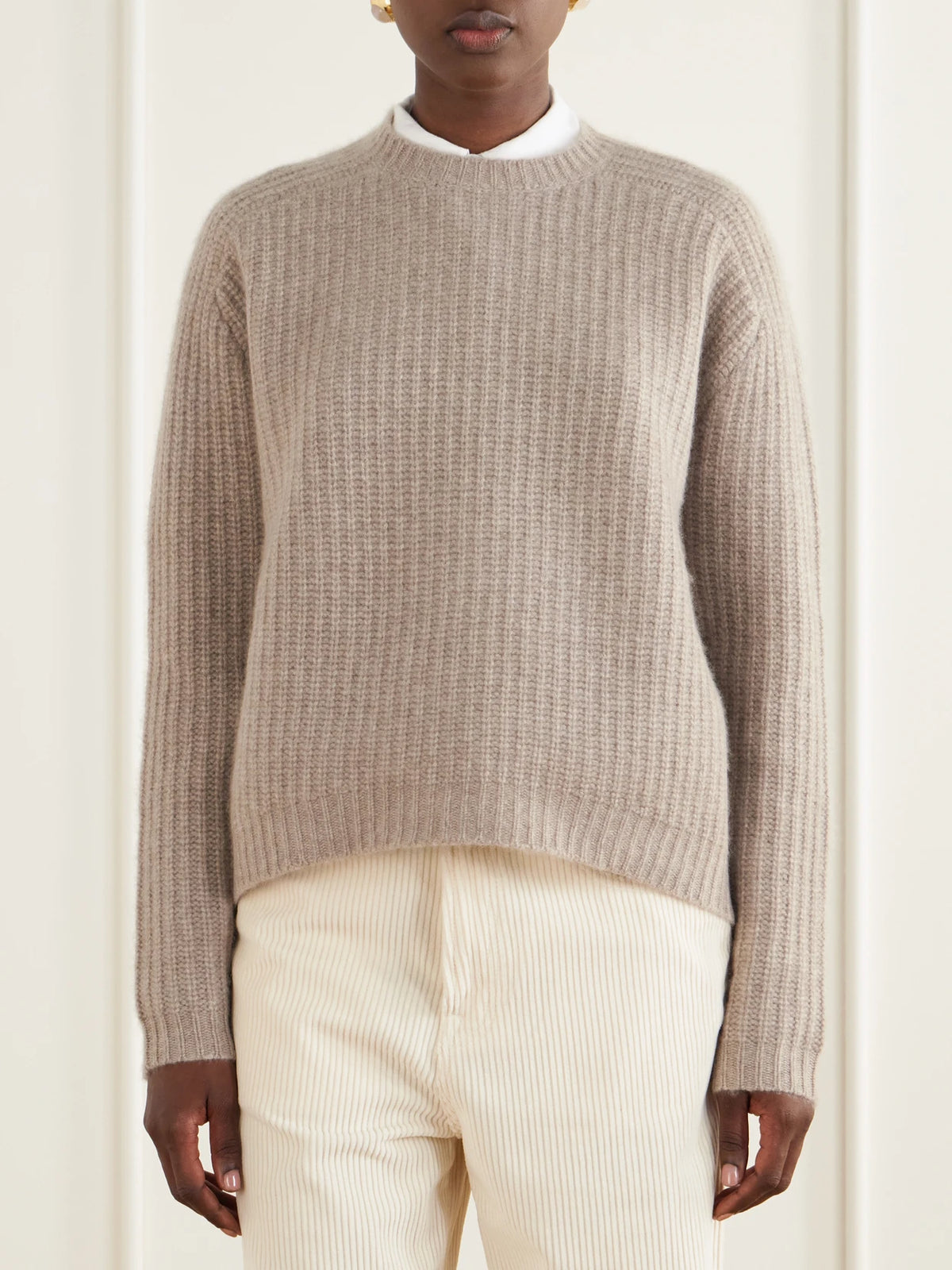 Arch4 Nisha Ribbed Cashmere Sweater