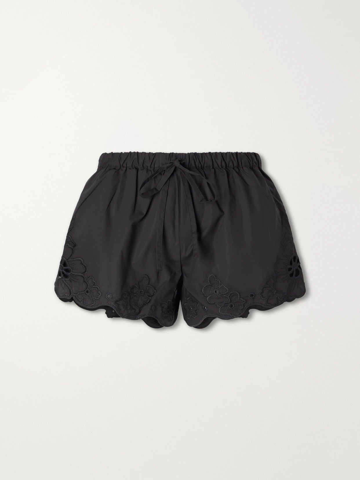 Klara Broderie-anglaise Cotton Mini Shorts
