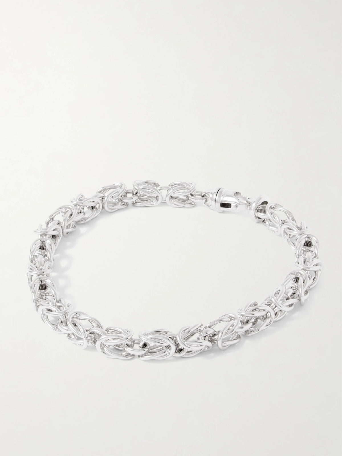 Byzantine Rhodium-plated Necklace