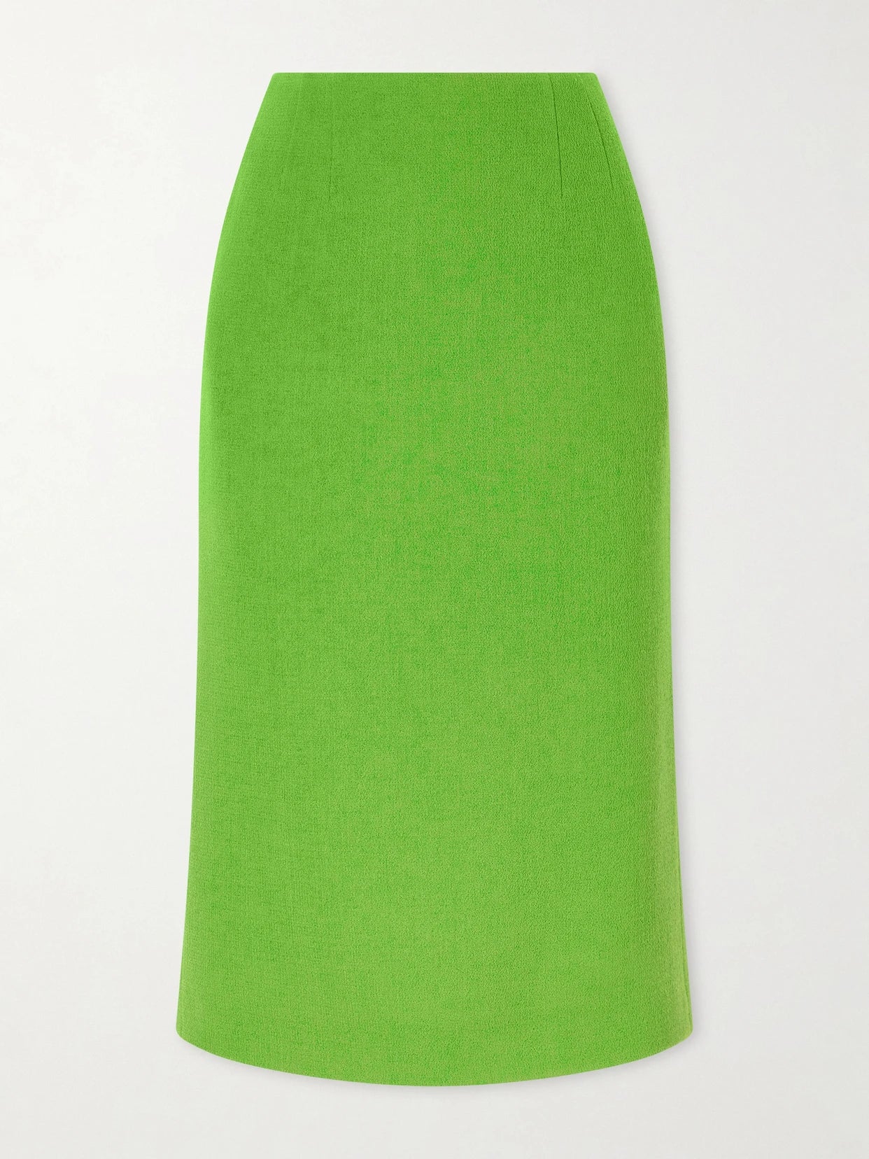 Wool-crepe Midi Skirt