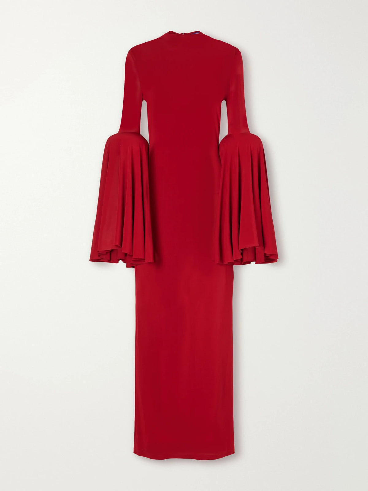 Jean Paul Gaultier Ruffle-trimmed Stretch-jersey Maxi Dress