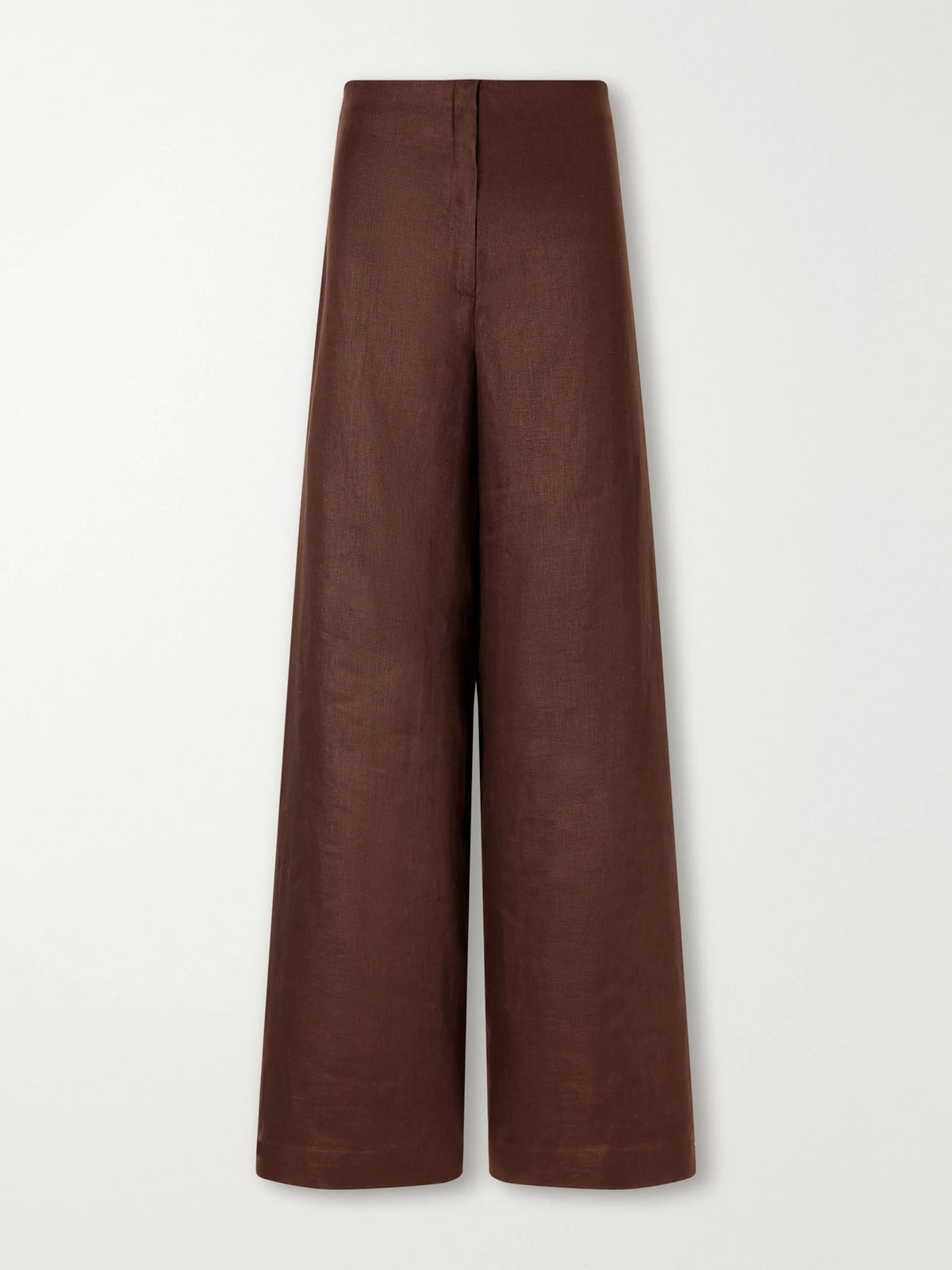 Andres Otalora Salmar Linen-woven Wide-leg Pants