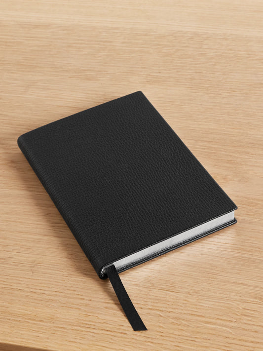 Smythson Soho Ludlow Textured-leather Notebook