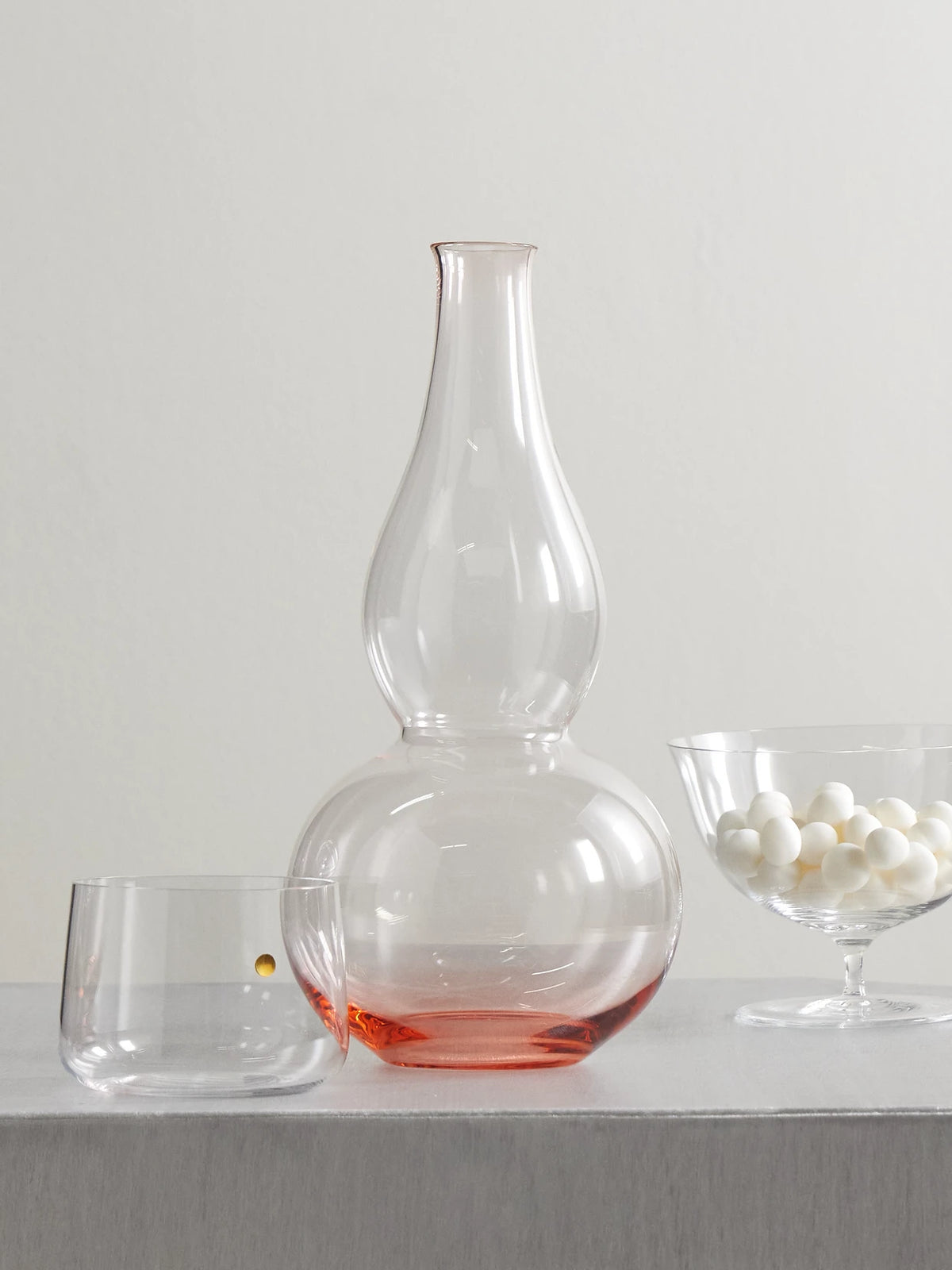 Image of Decor. Product name - Flower Crystal Glass Vase in Clear colour by brand - LOBMEYR