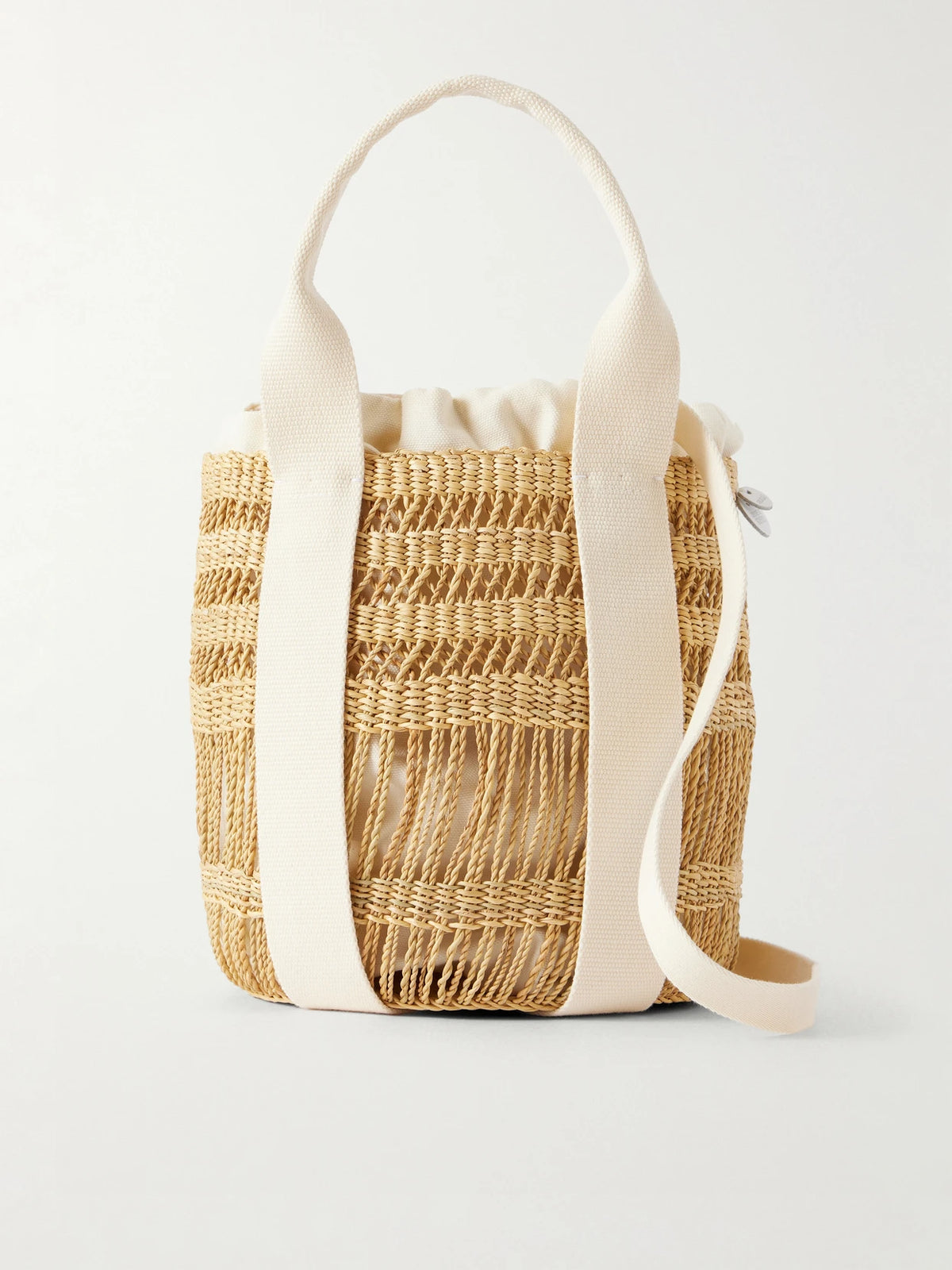 Mixy Raffia Bucket Bag