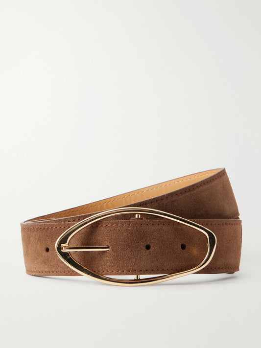 AMANU The Skinny Grumeti Suede Belt