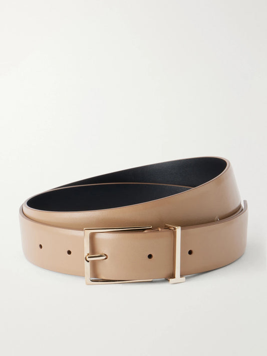 T Loop Leather Belt