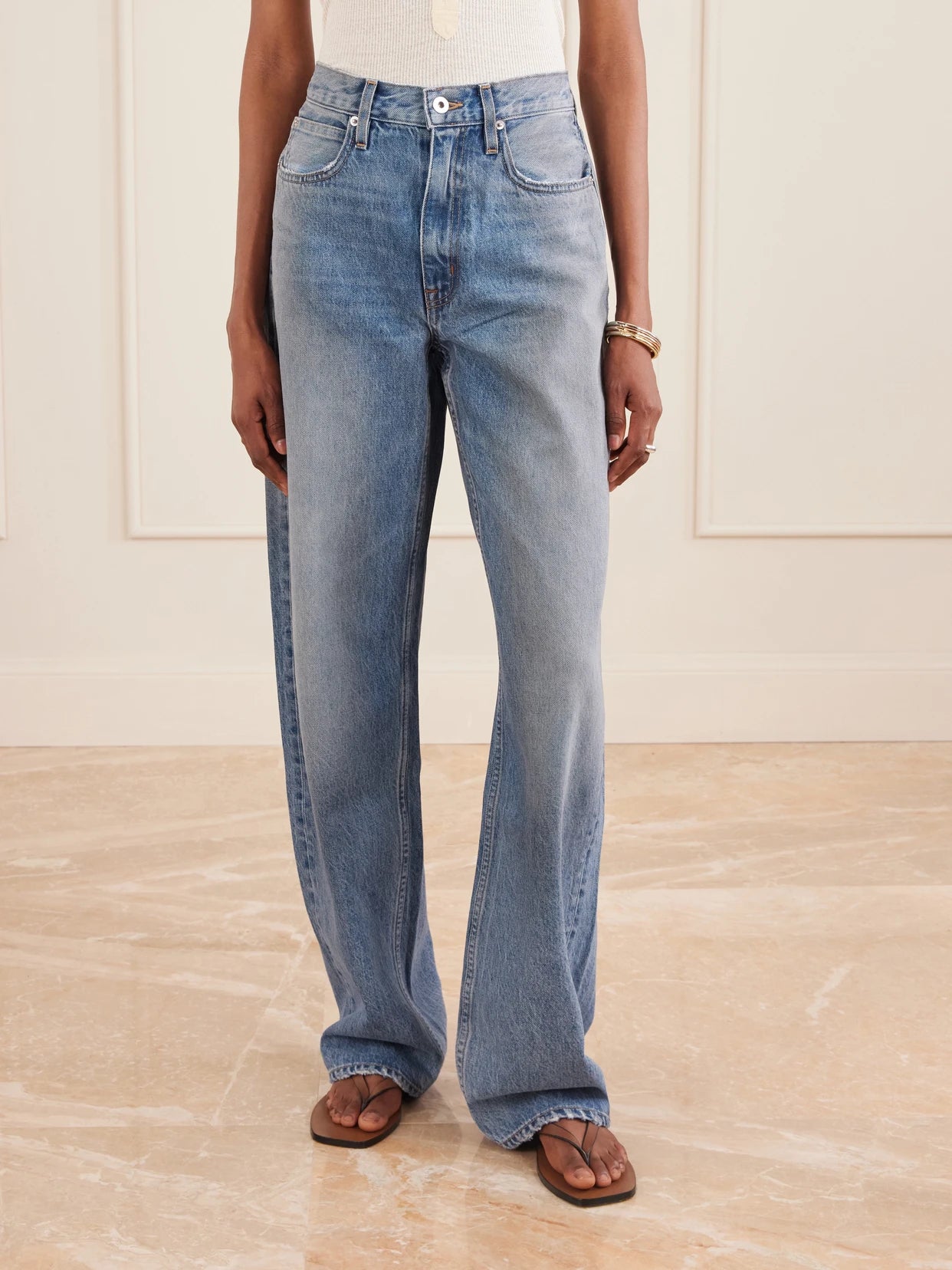 Cassie High-rise Wide-leg Jeans