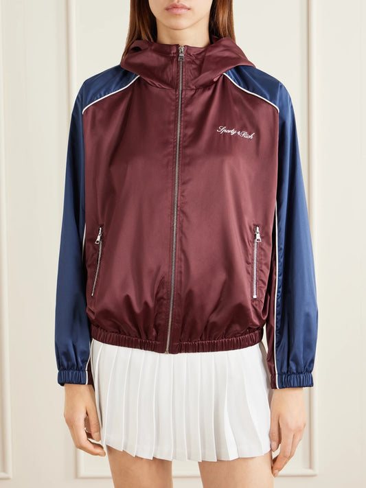 Logo-embroidered Shell Jacket