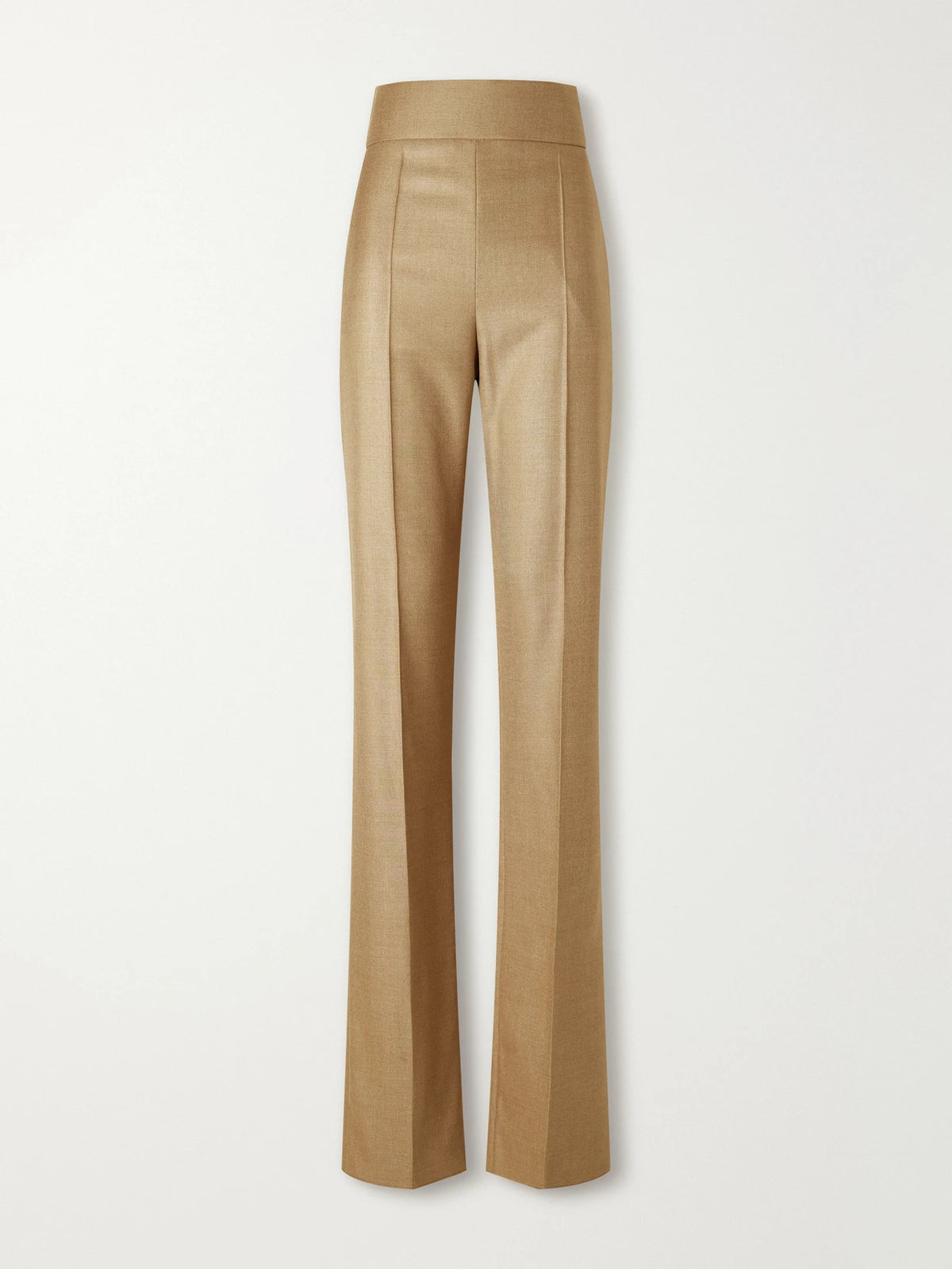 Valentino Garavani Wool And Silk-blend Straight-leg Pants