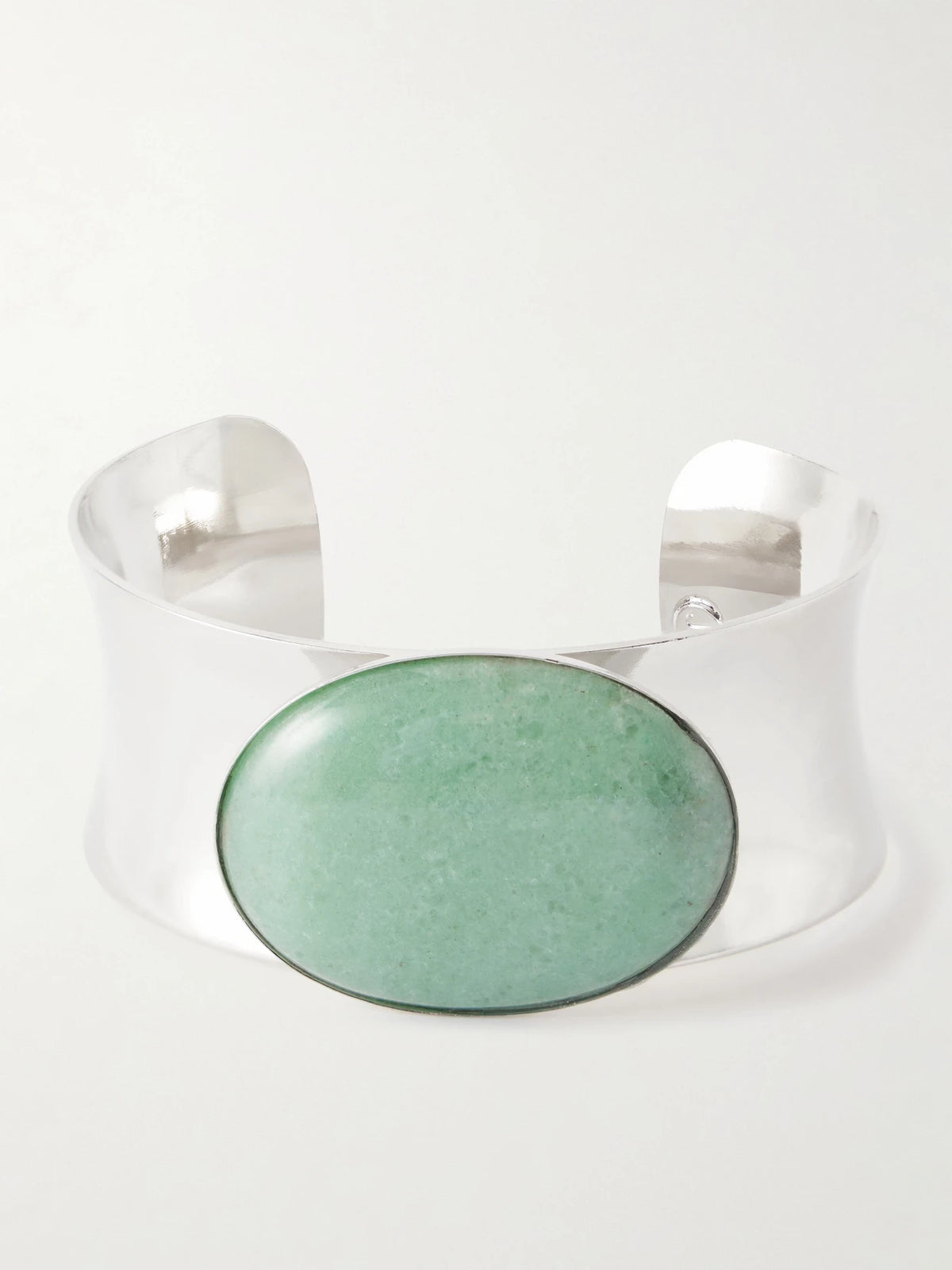 Johanna Silver-tone Aventurine Bangle