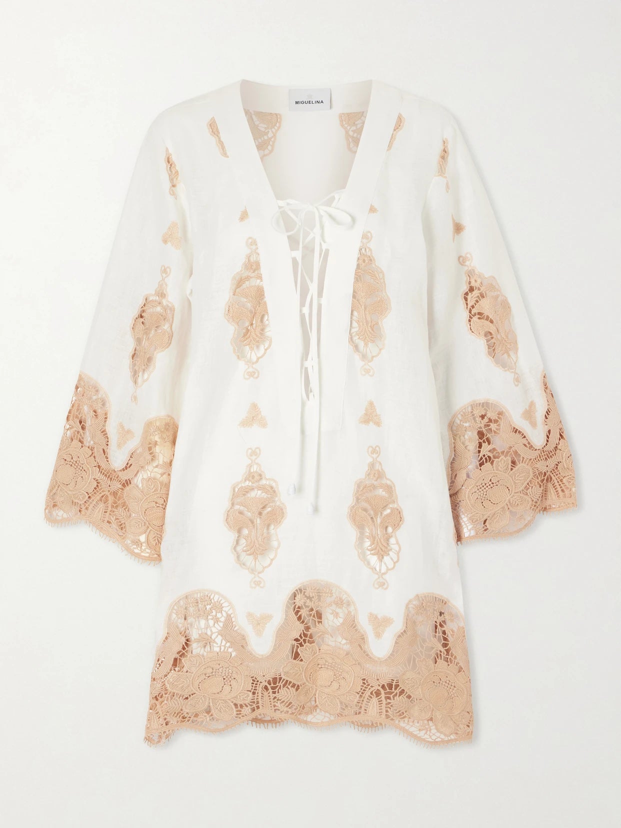 Sonnet Broderie Anglaise Linen Coverup