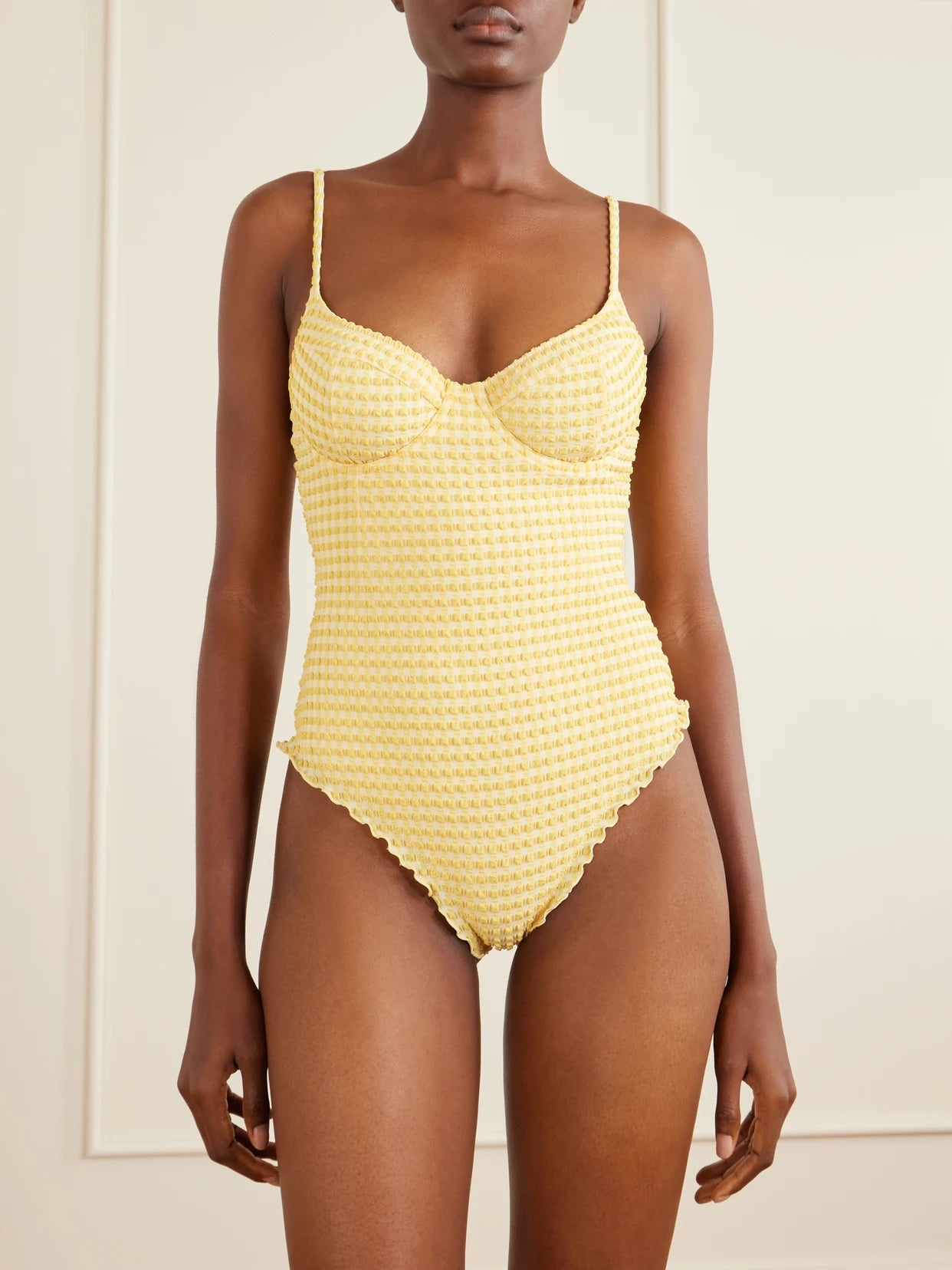Suni Checked Swimsuit