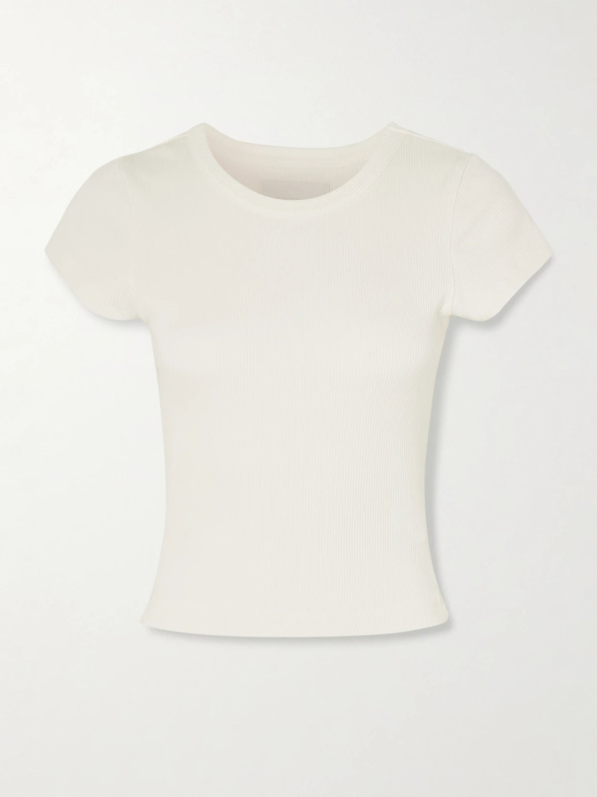Nello Cropped Ribbed Jersey T-shirt