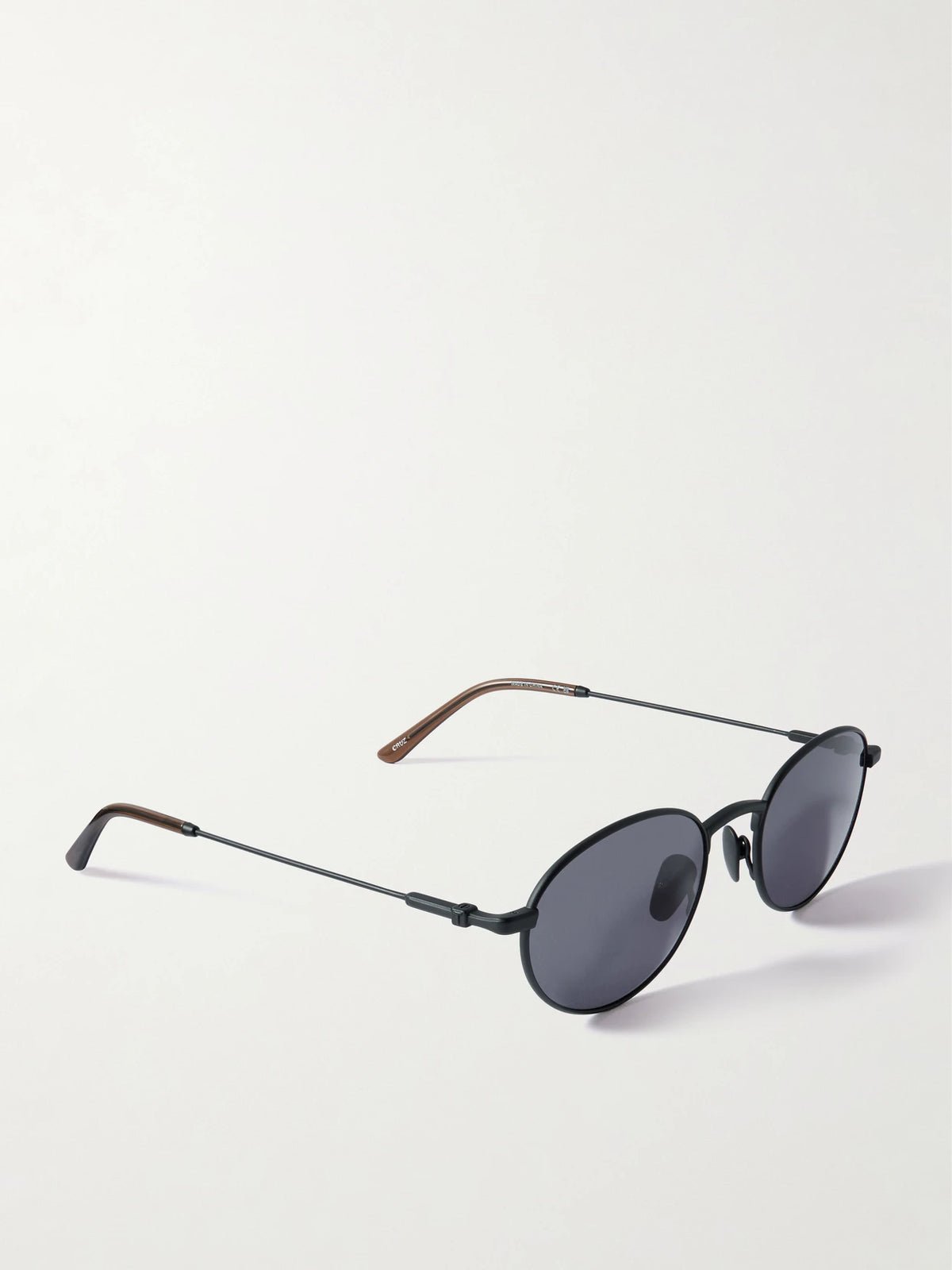 The Cruz Oval-frame Metal Sunglasses