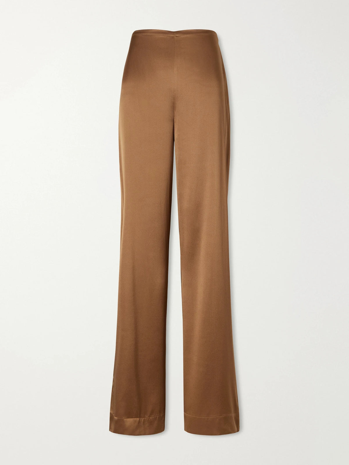 STAUD Stroll Silk-blend Wide-leg Pants