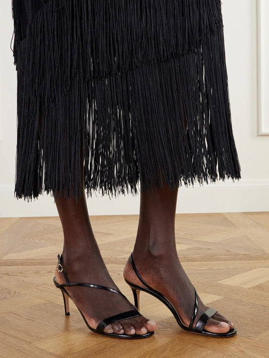 Gianvito Rossi Manhattan 70 Leather Sandals