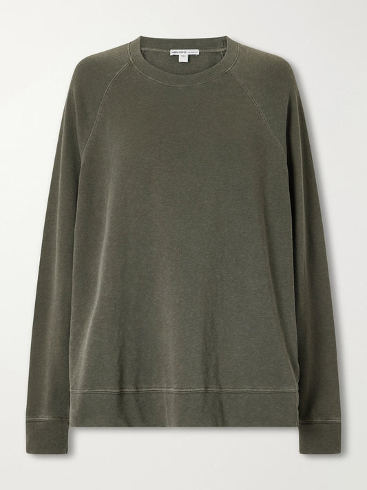 James Perse Supima Cotton-jersey Sweatshirt