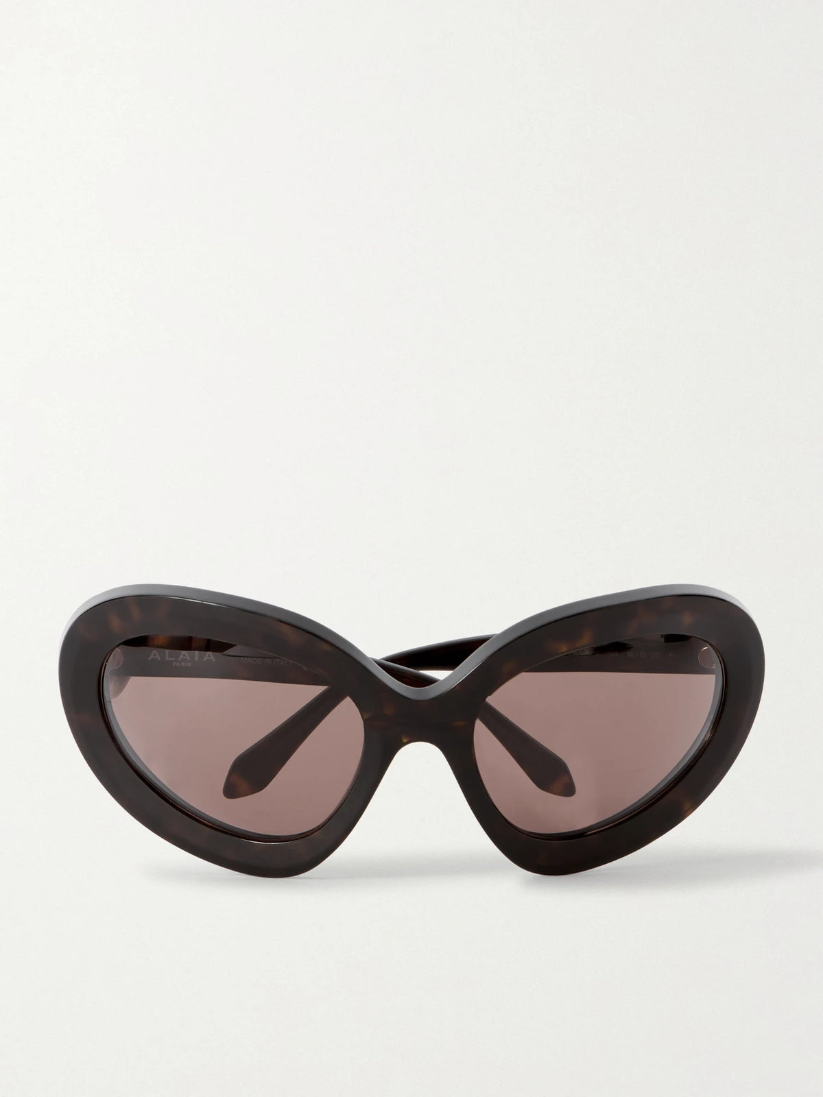 Alaïa Round-frame Tortoiseshell Acetate Sunglasses