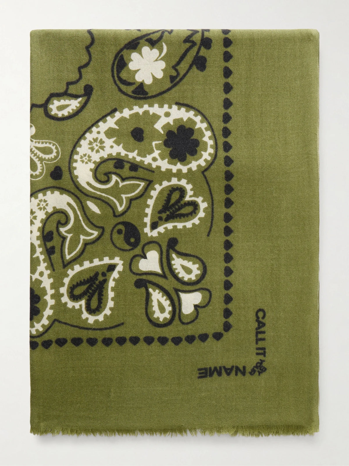 CALL IT BY YOUR NAME Étole Paisley-print Wool And Silk-blend Twill Scarf