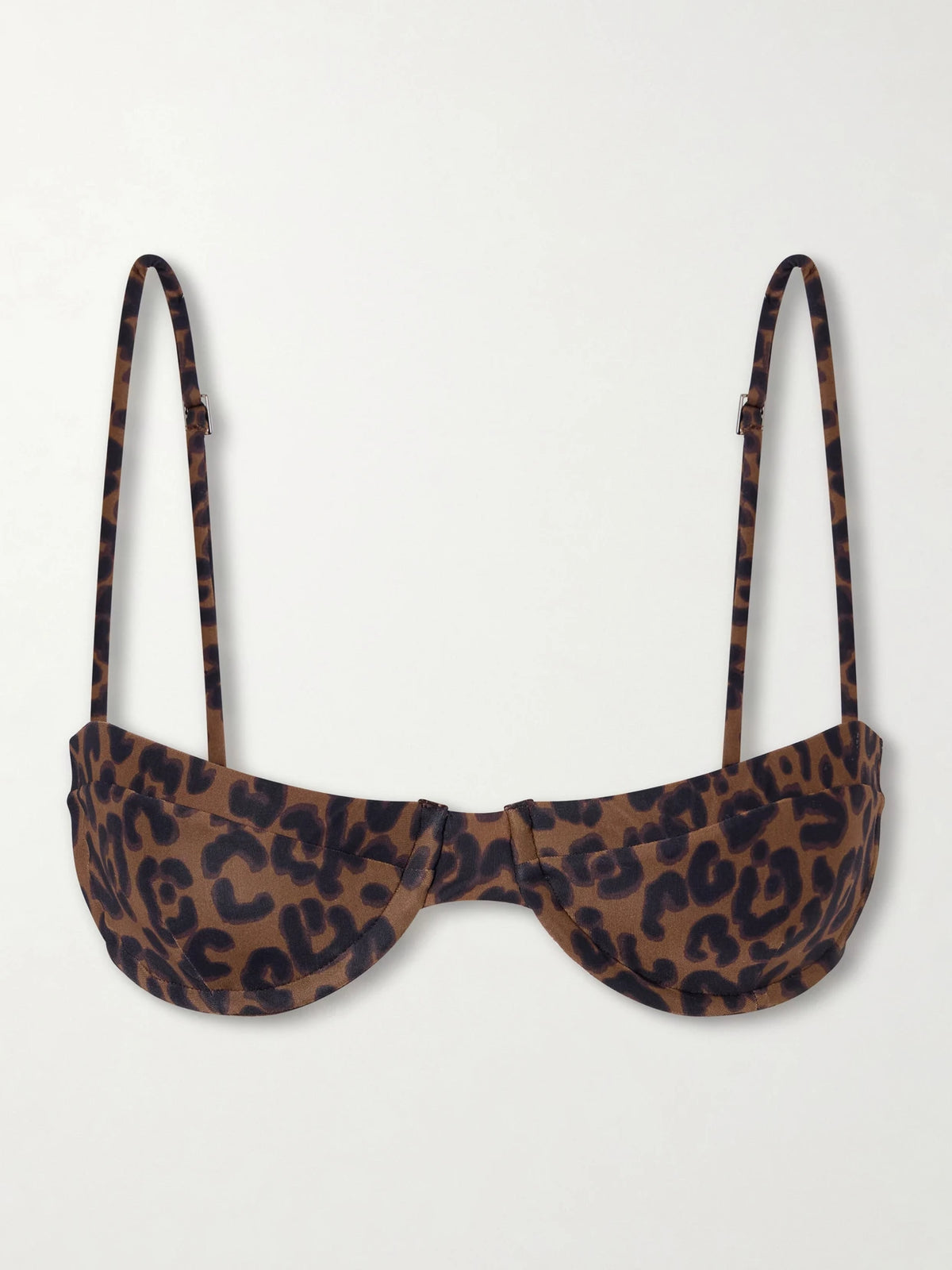 Barbara Leopard-print Bikini Top
