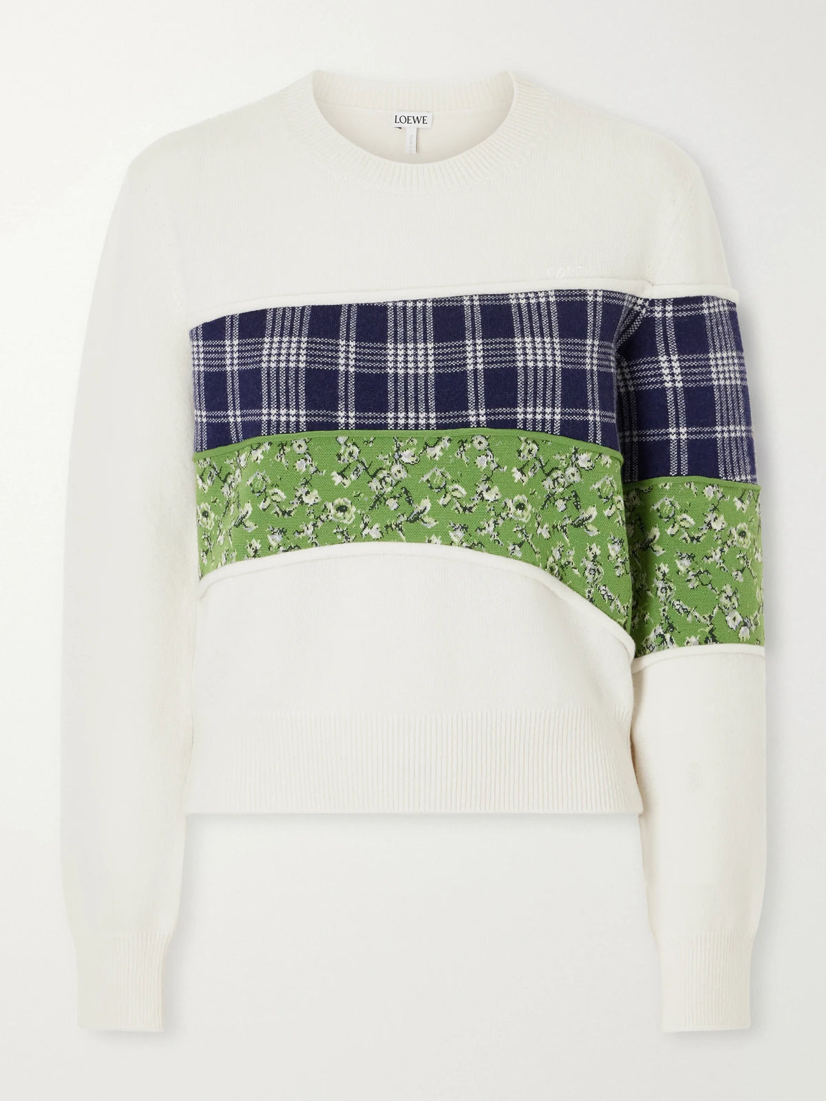 LOEWE Embroidered Wool-blend Sweater