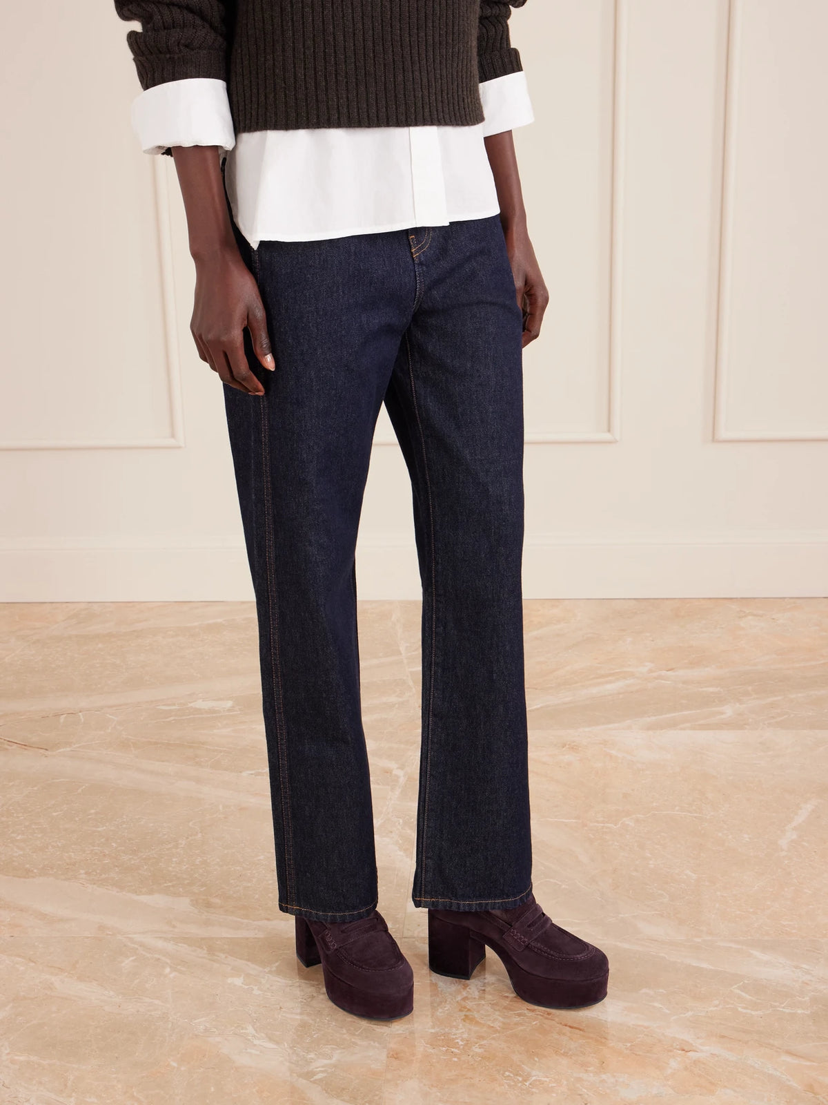 Jenna 75 Suede Platform Pumps