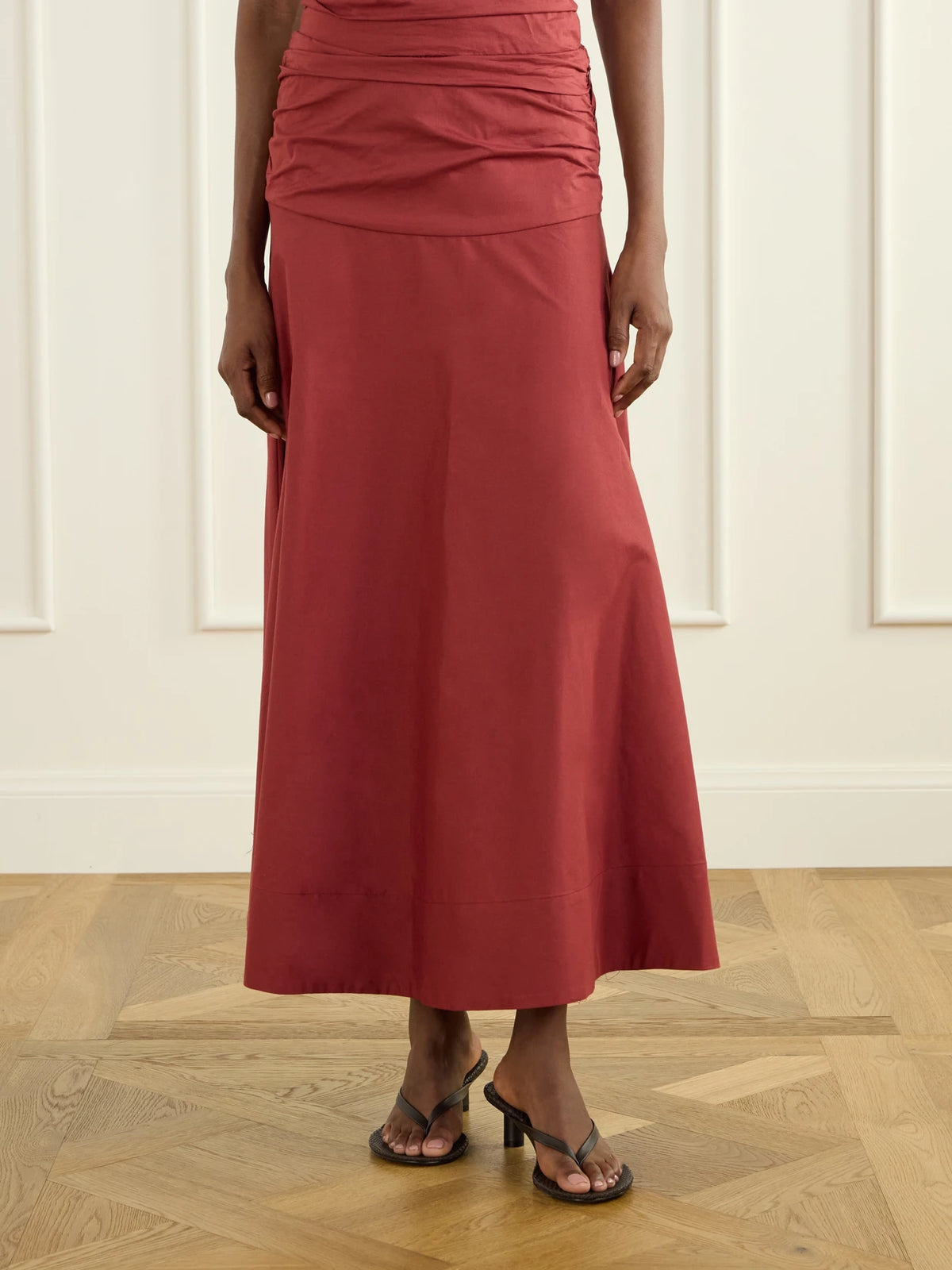 Faithfull Simone Cotton Midi Skirt