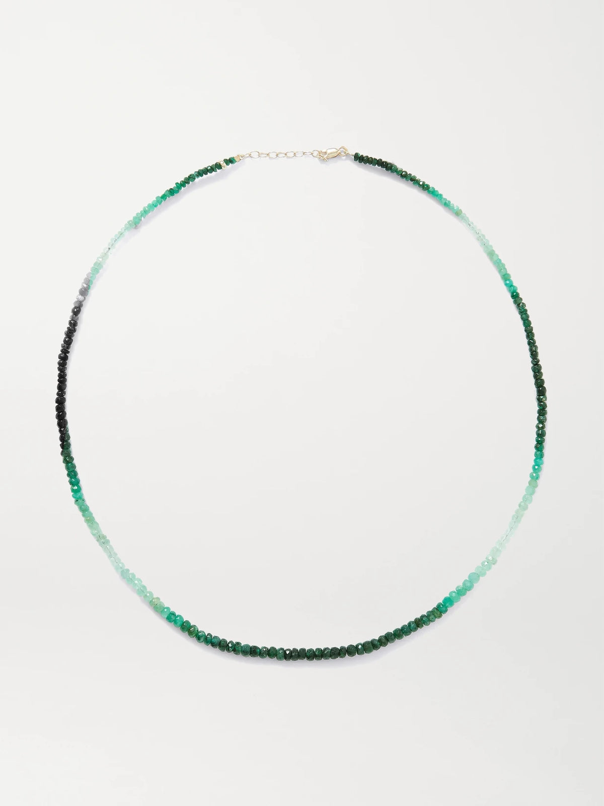 Gold Emerald Necklace