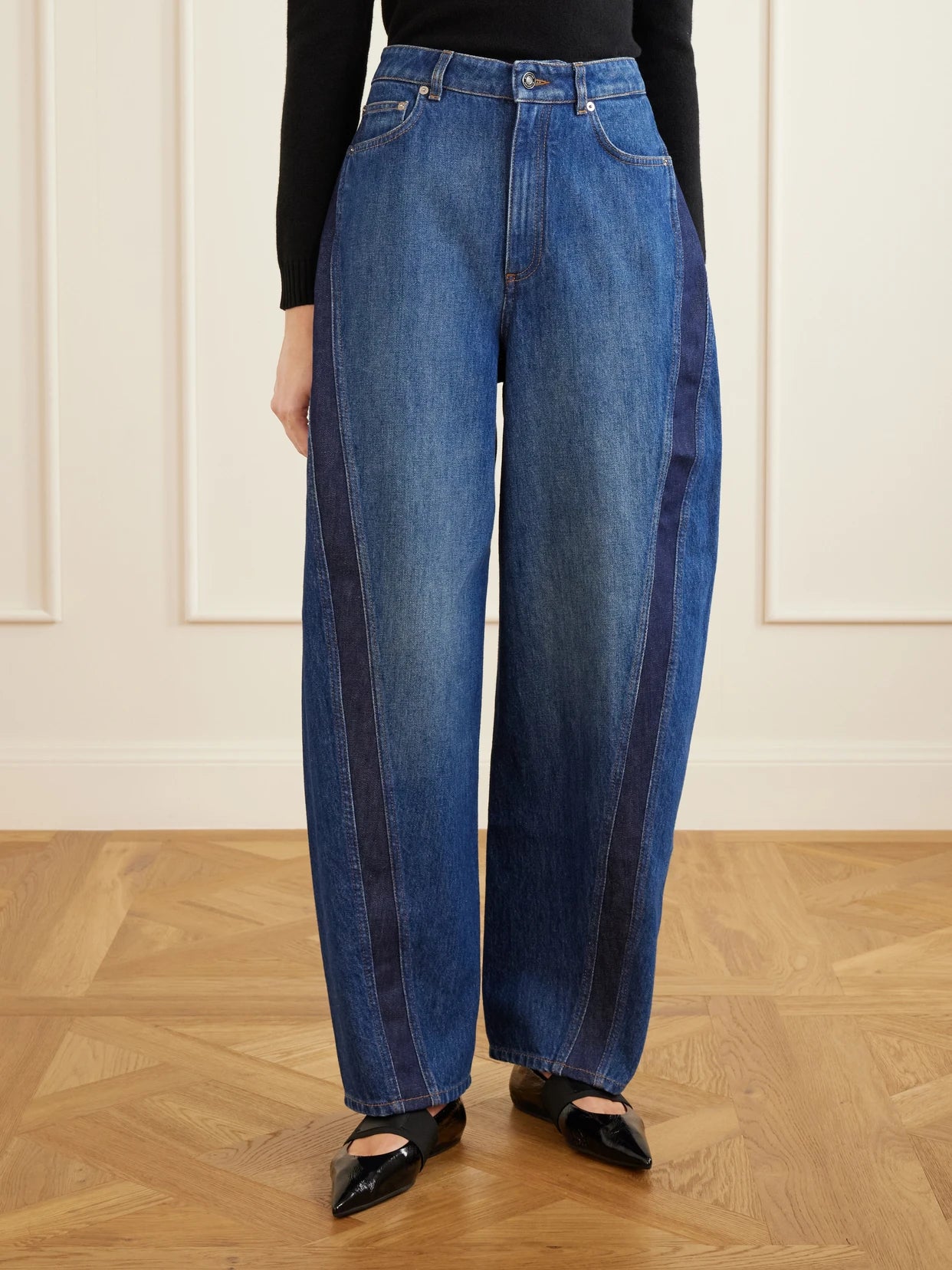 Cocoon Denim Wide-leg Jeans