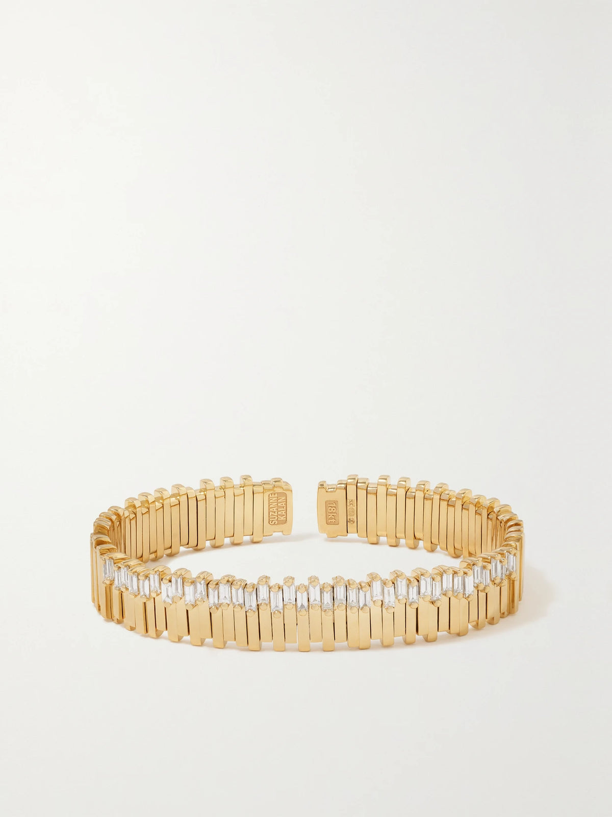 Suzanne Kalan 18-karat Gold Diamond Bracelet