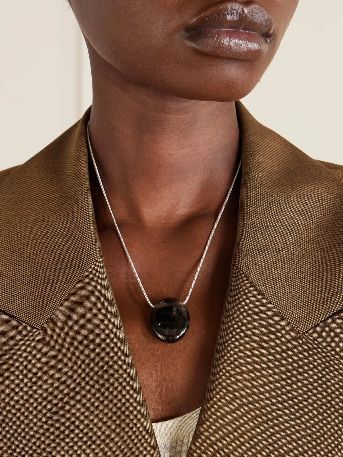 The Julia Silver And Quartz Necklace