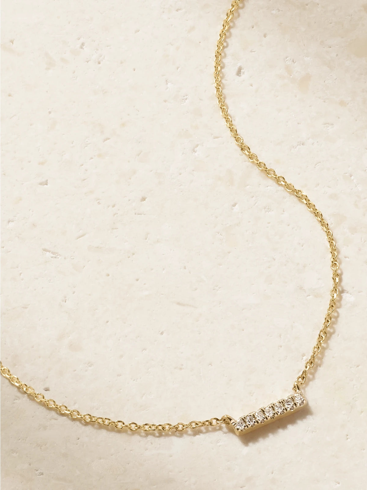 10-karat Gold Diamond Necklace