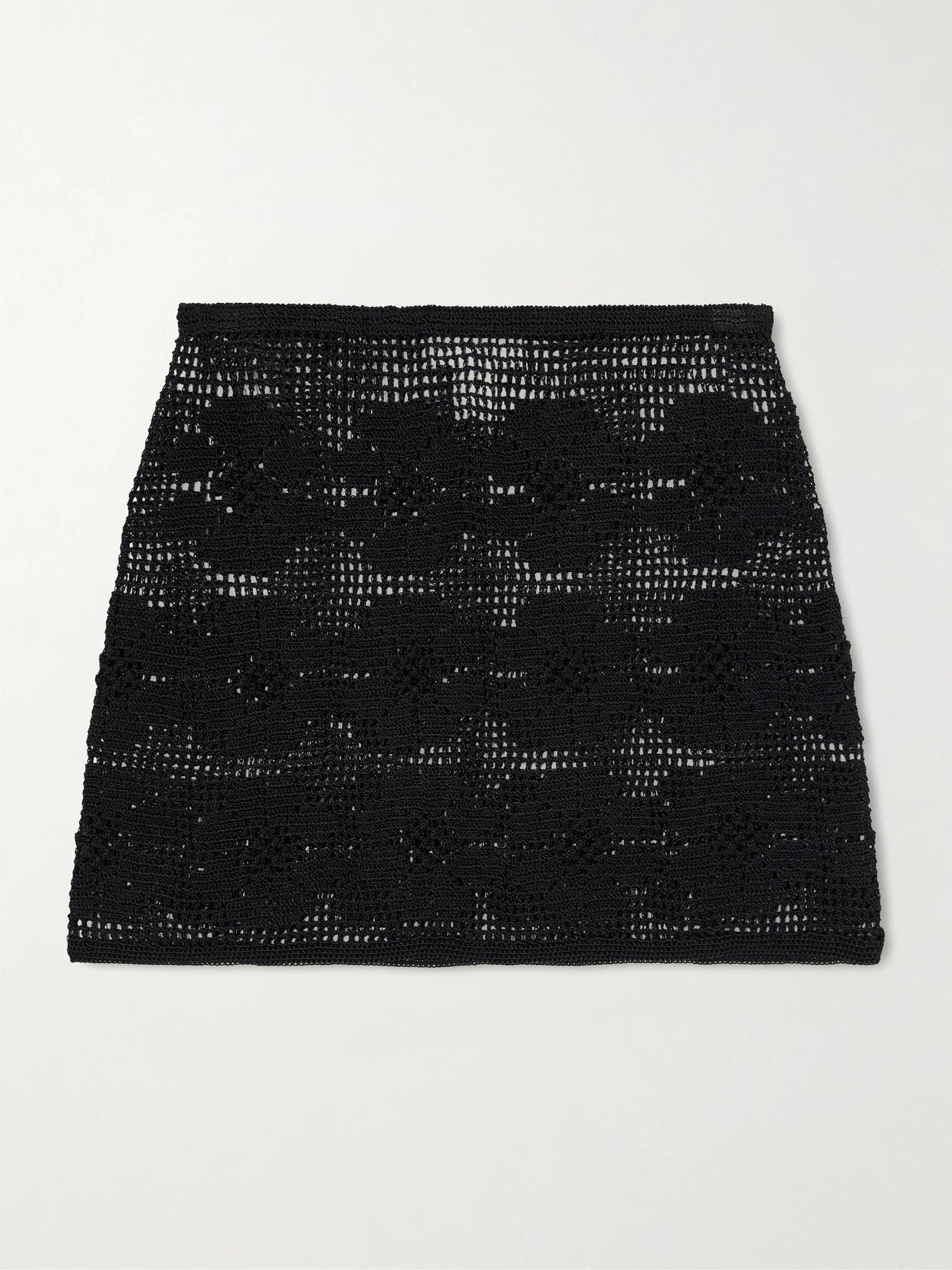 Daisy Chain Crocheted Mini Skirt