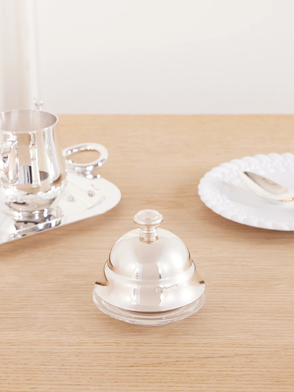 Image of Tableware. Product name - Albi Silver-plated Individual Butter Dish in Multi colour by brand - Christofle