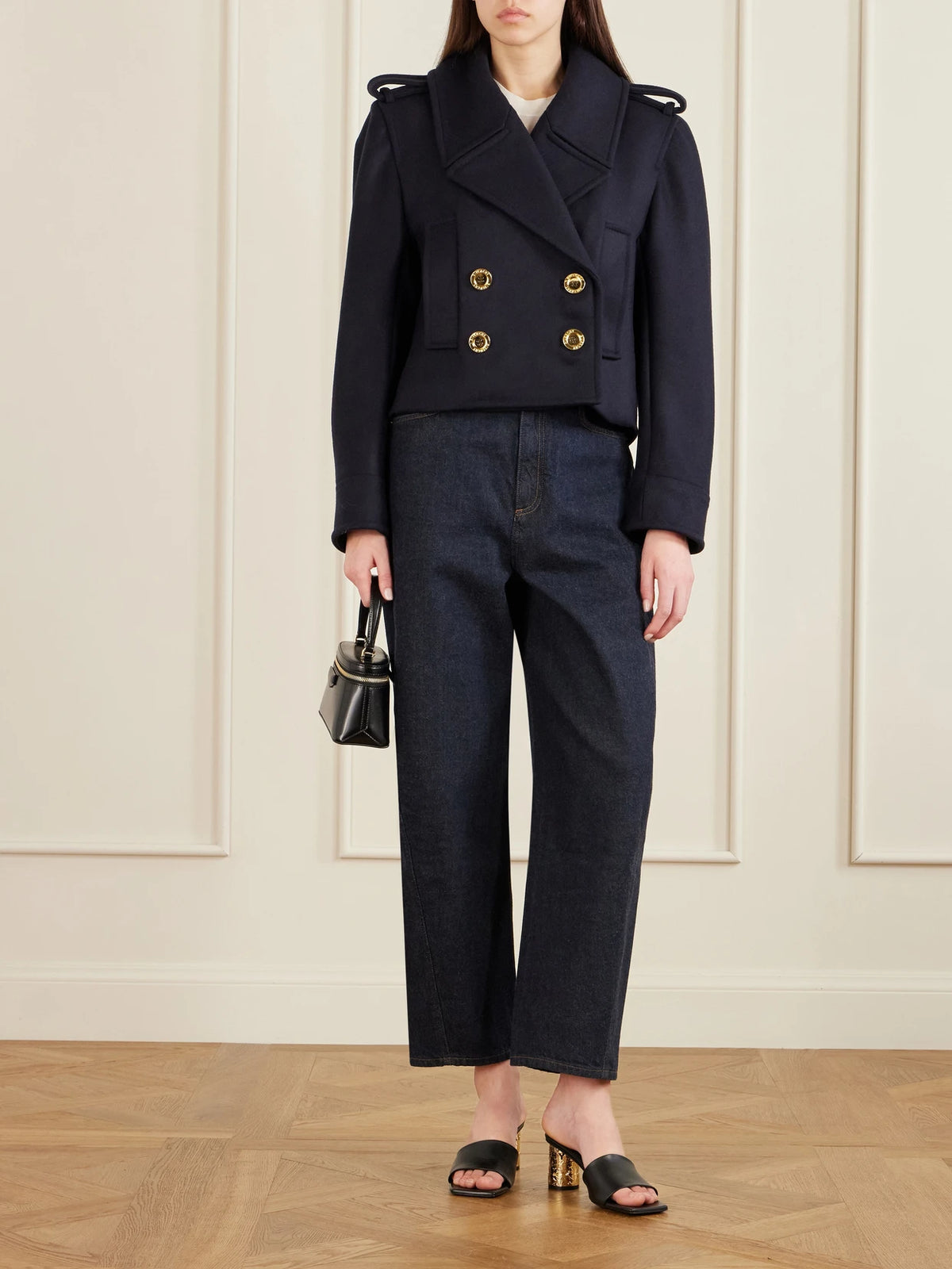 Image of Bags. Product name - Antigona Leather Shoulder Bag in Black colour by brand - Givenchy