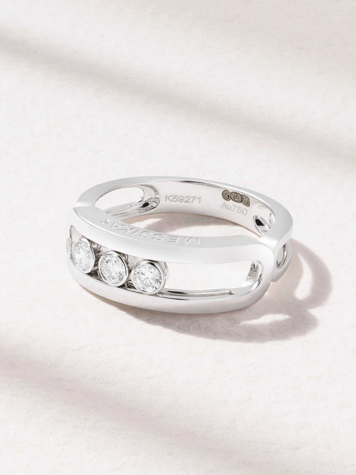 Move Classique 18-karat White Gold Diamond Ring