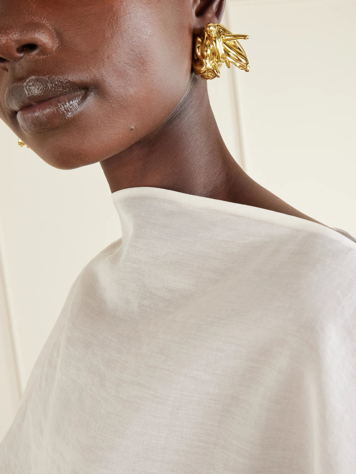 Image of Earrings. Product name - Gold-plated Recycled Silver Earrings in Multi colour by brand - Completedworks