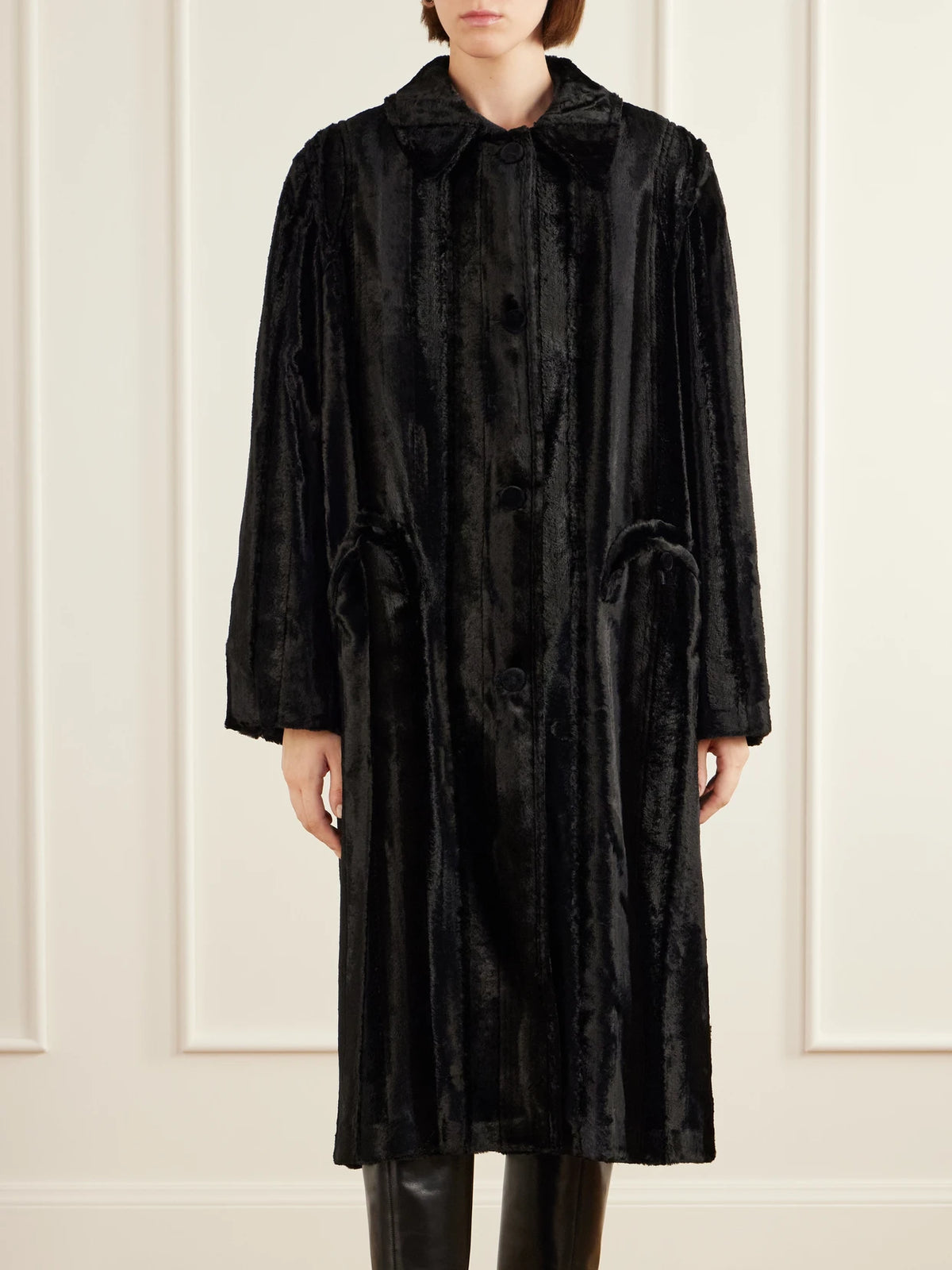 BLAZÉ Milano Woolly Velvet Coat