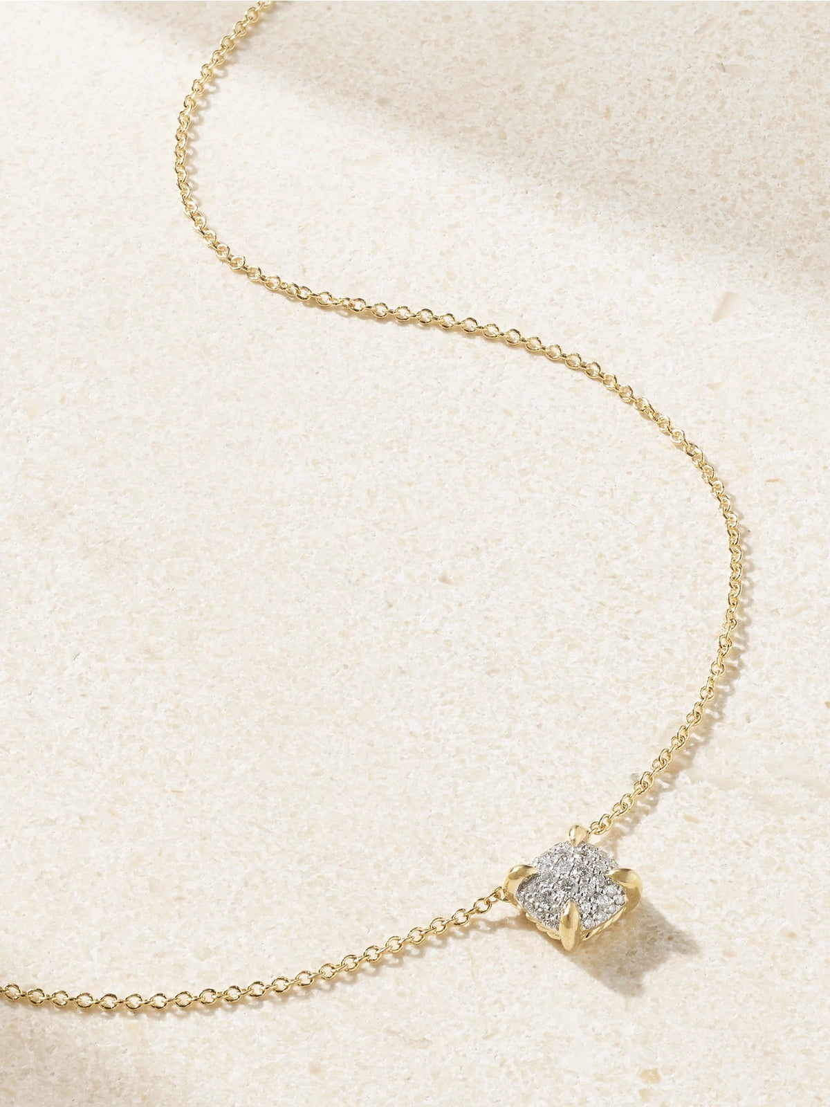 Châtelaine 18-karat Gold Diamond Necklace