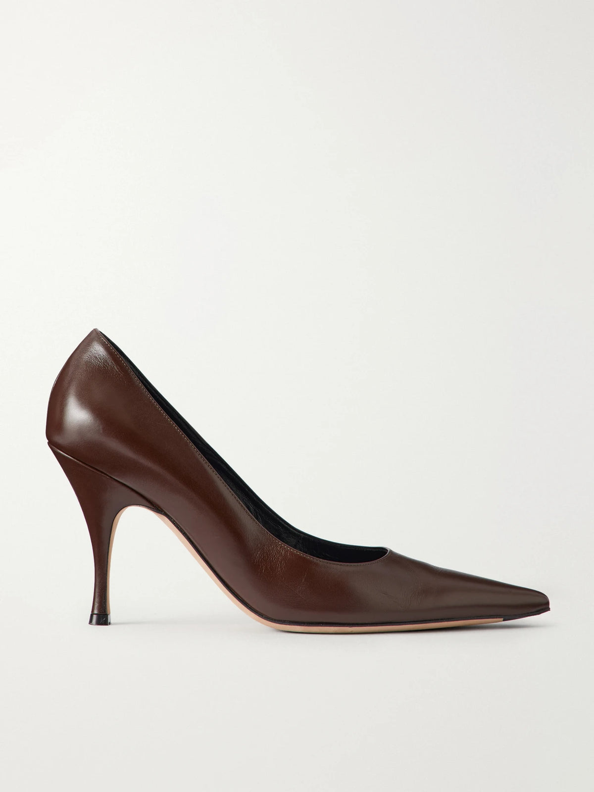 The Row Liisa Three 80 Leather Pumps