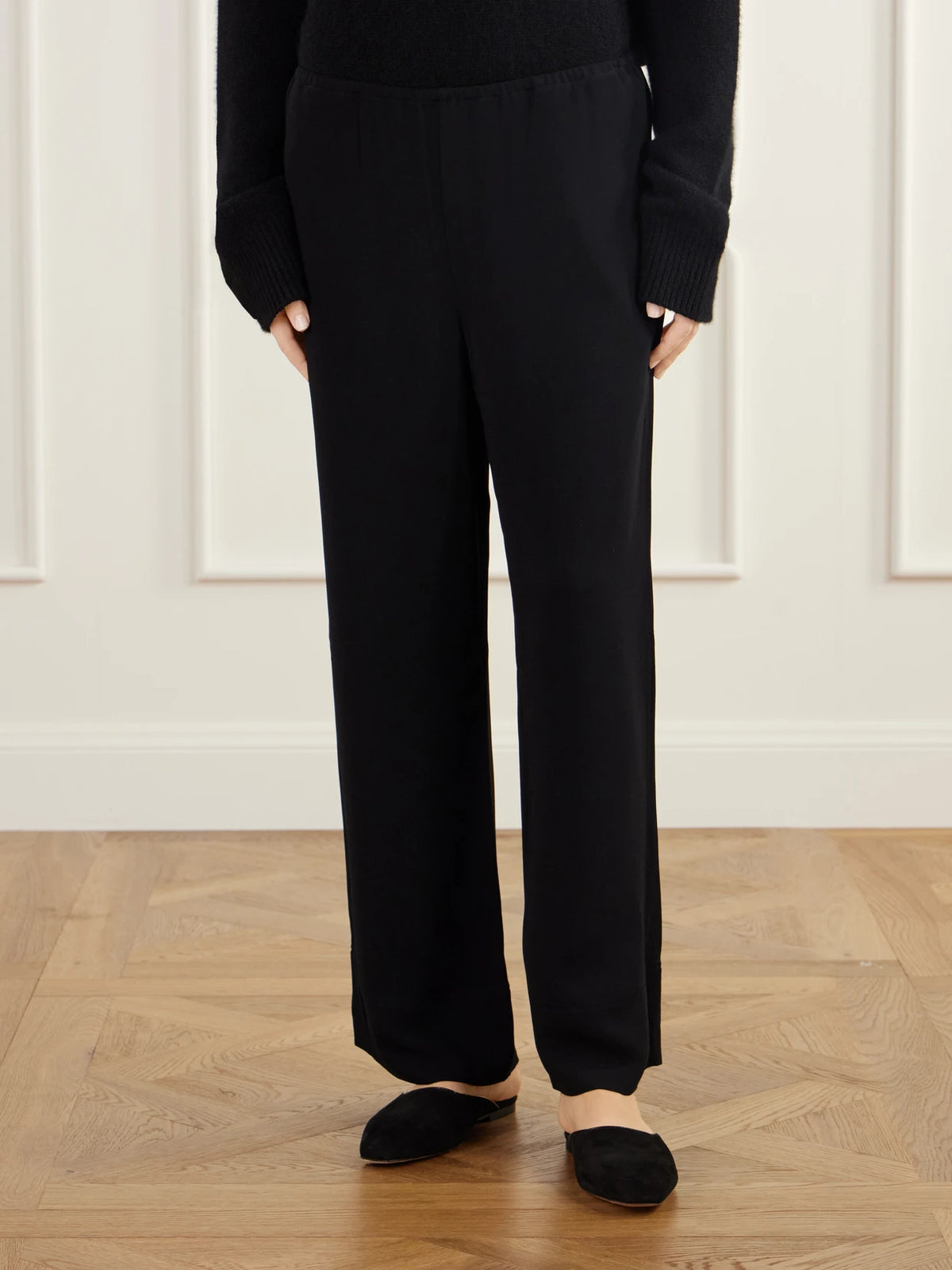 TOTEME Lounge Cady Straight-leg Pants
